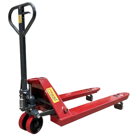 Pake Handling Tools Premium Industrial Pallet Truck, 6600 lb. Cap, 27'' x 48'', Heavy Duty PAKPT01
